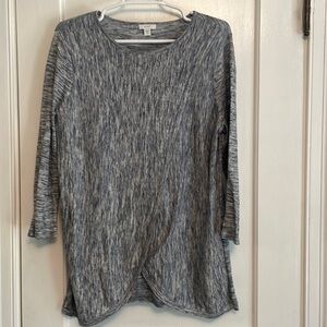 JJill PureJill lightweight sweater with 3/4 length sleeves